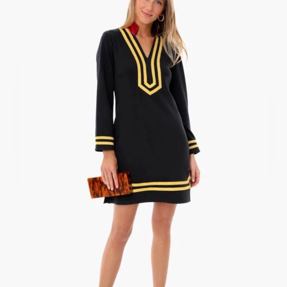 New! Sail to Sable Long Sleeve Black Classic Lilith Tunic Dress Size XS